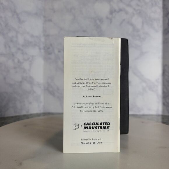 Calculated Industries Real Estate Master Qualifier Plus IIx Calculator - Picture 7 of 9